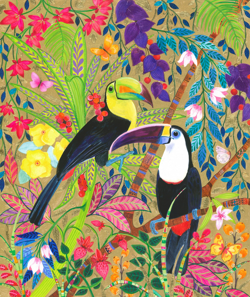 Lively Spirit Of The Tropics by Isabelle Brent — canvas wall art