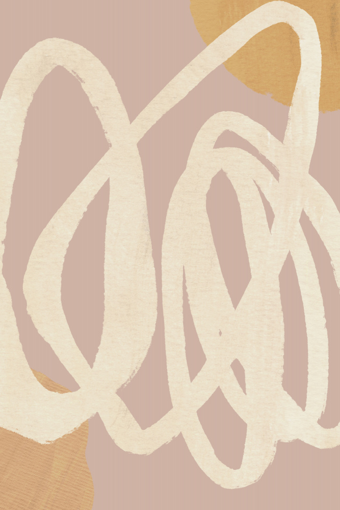 Soft Abstract Swirls by Talitha McQueen — canvas wall art