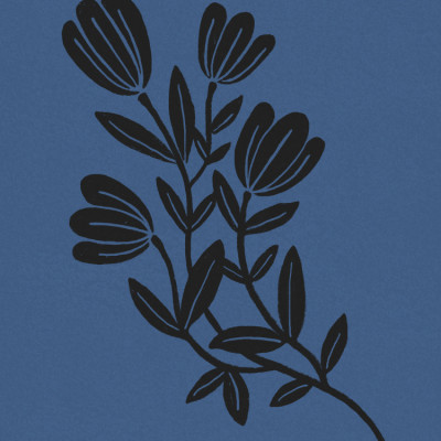 Minimalist Floral Branch