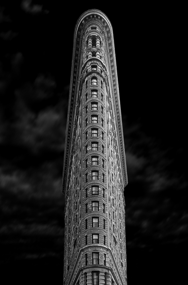 Dramatic Flatiron Perspective by Jan Rauwerdink — canvas wall art