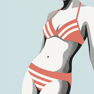 Pop Art Swimmer