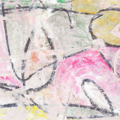 Modern Miro abstract painting mural