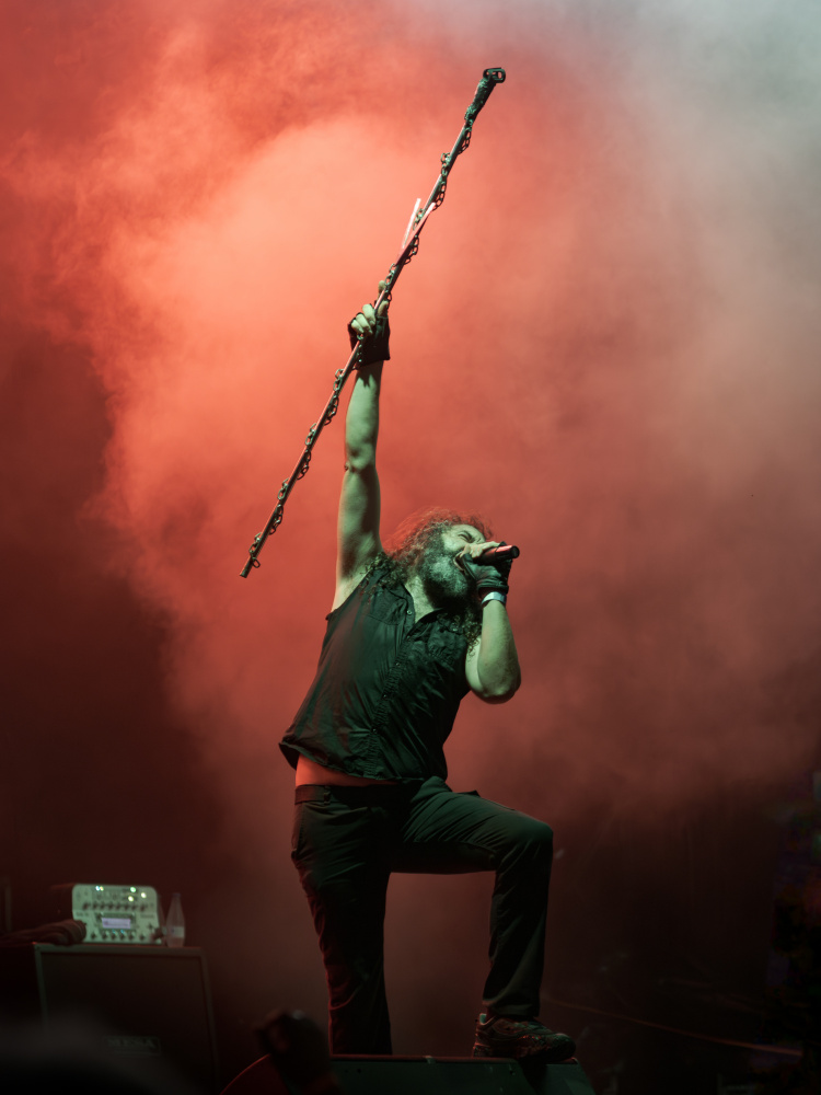 Live Rock Performance by Alberto García — canvas wall art