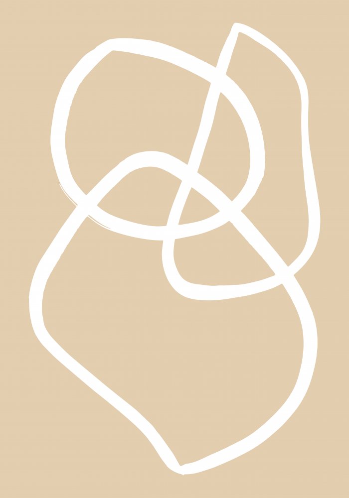 Abstract Neutral Curves by Old Artists Studio — canvas wall art
