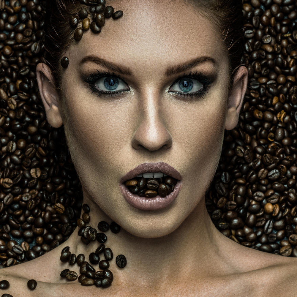 Coffee Bean Beauty by AURIMAS VALEVICIUS — canvas wall art