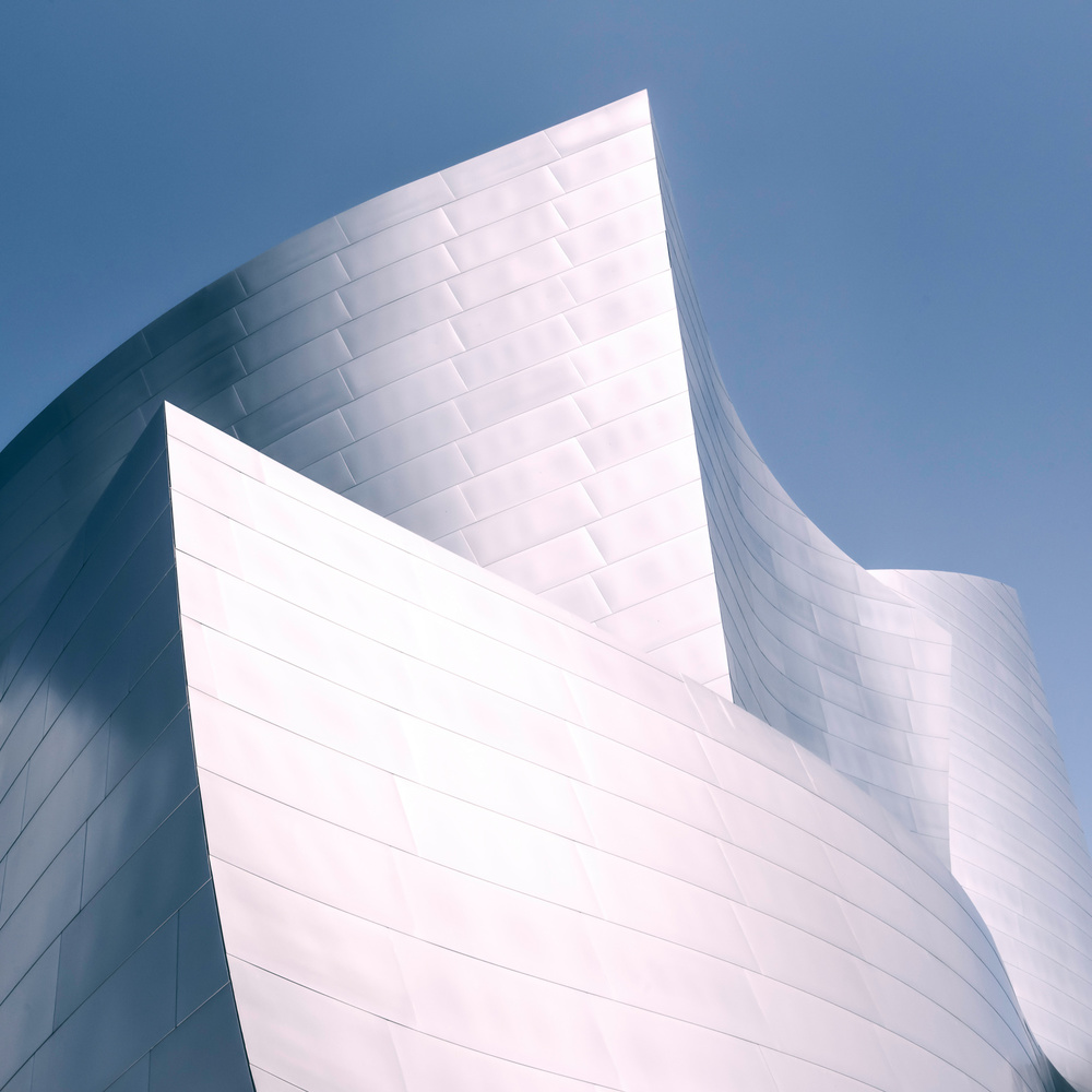 Sleek Modern Curves by Mike Kreiten — canvas wall art