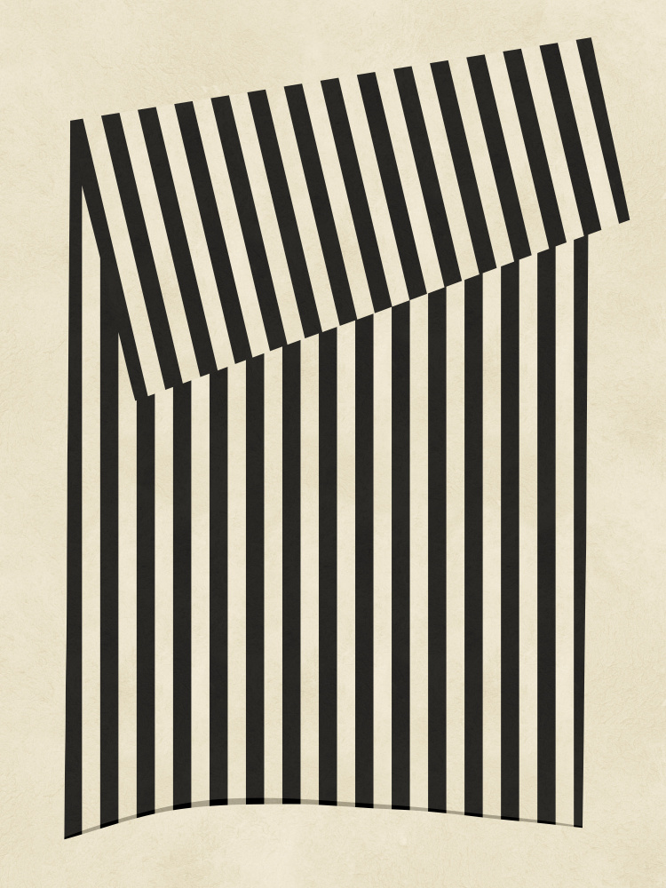 Abstract Striped Design by Vitor Costa — canvas wall art