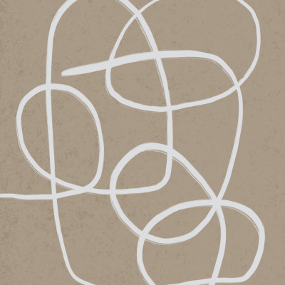 Abstract Loops on Beigebackground