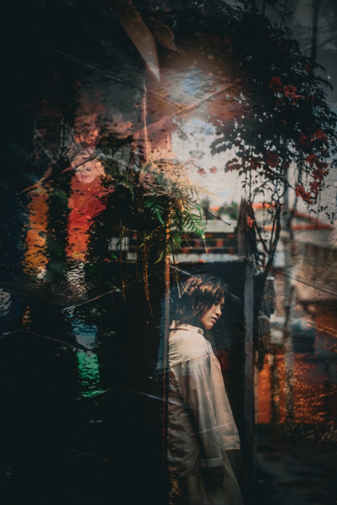 Pensive Urban Reflection by Kim gyou-pyo — canvas wall art