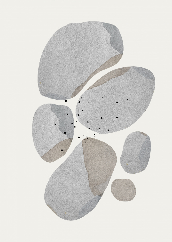 Pebble Harmony by THE MIUUS STUDIO — canvas wall art
