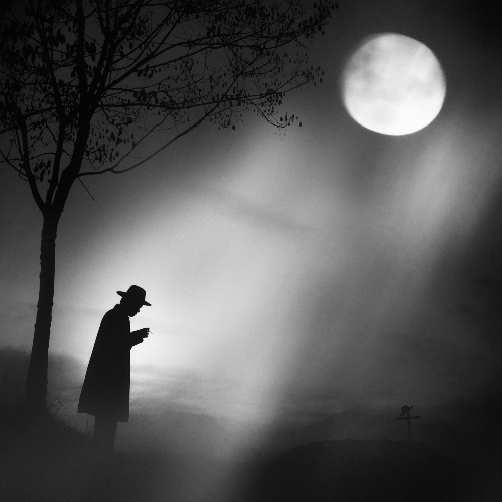 Moonlit Solitude by Jay Satriani — canvas wall art