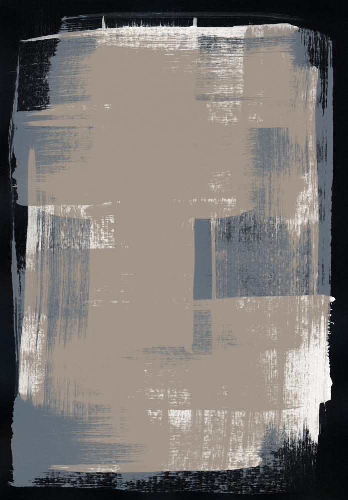 Abstract Brush Strokes 180X by Mareike Böhmer — canvas wall art