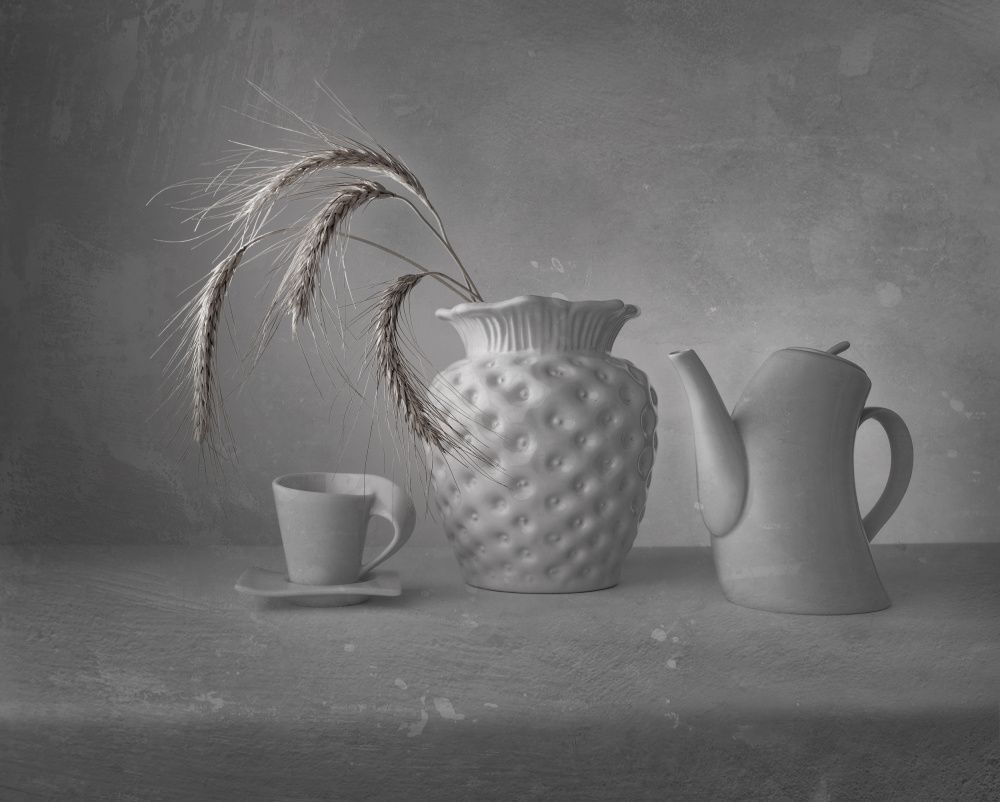 Rustic Tea Arrangement by Margareth Perfoncio — canvas wall art