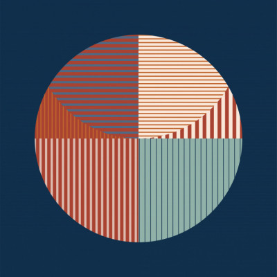 Abstract Geometric Art With A Circular