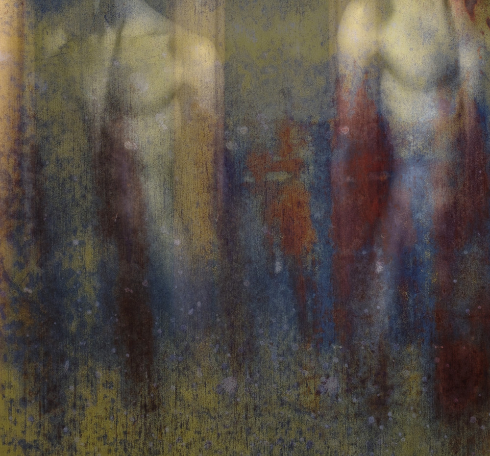 Moody Color Streaks by Harry Verschelden — canvas wall art