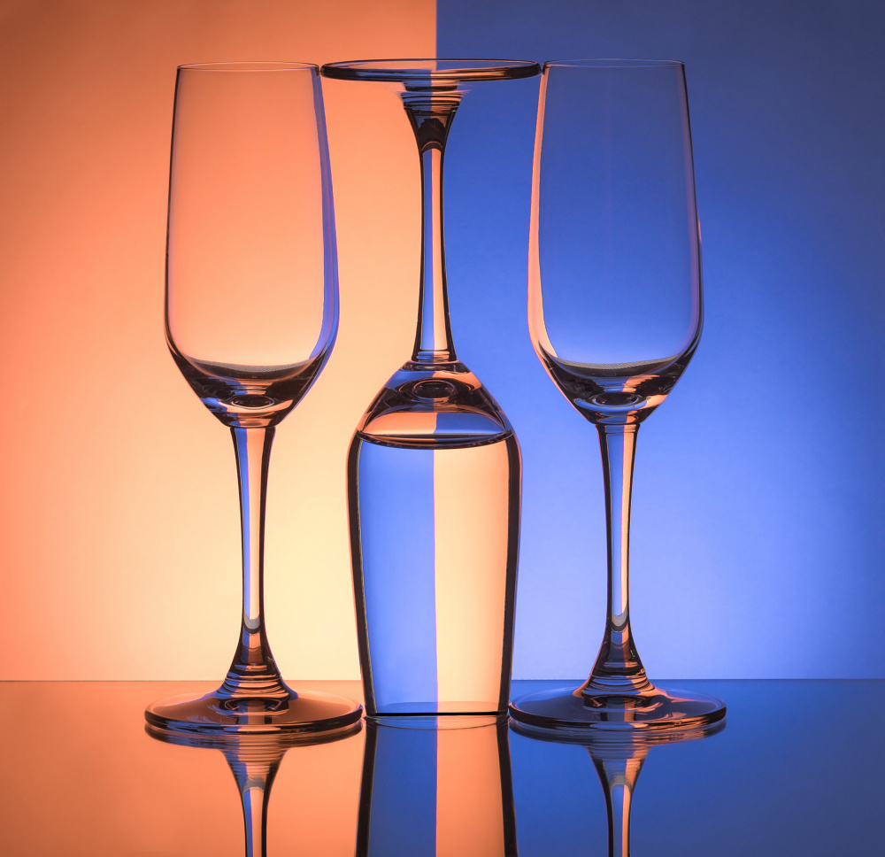 Vivid Glass Reflections by Sumit Dhuper — canvas wall art