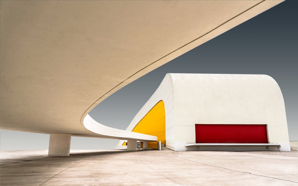 Modern Architectural Curves by Holger Schmidtke — canvas wall art