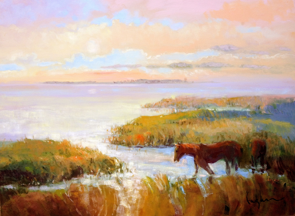 Serene Marshscape by Dorothy Fagan — canvas wall art