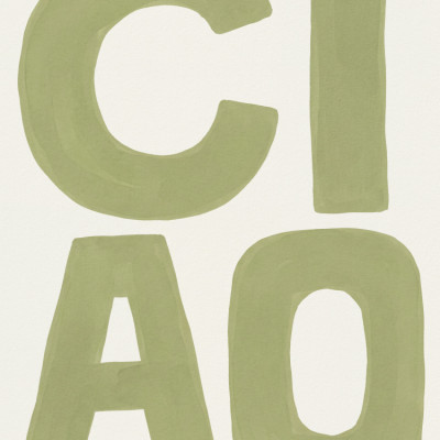 Hand Painted Ciao