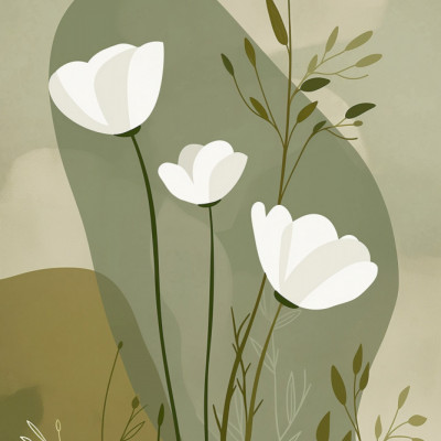 Gentle Botanical Blooms