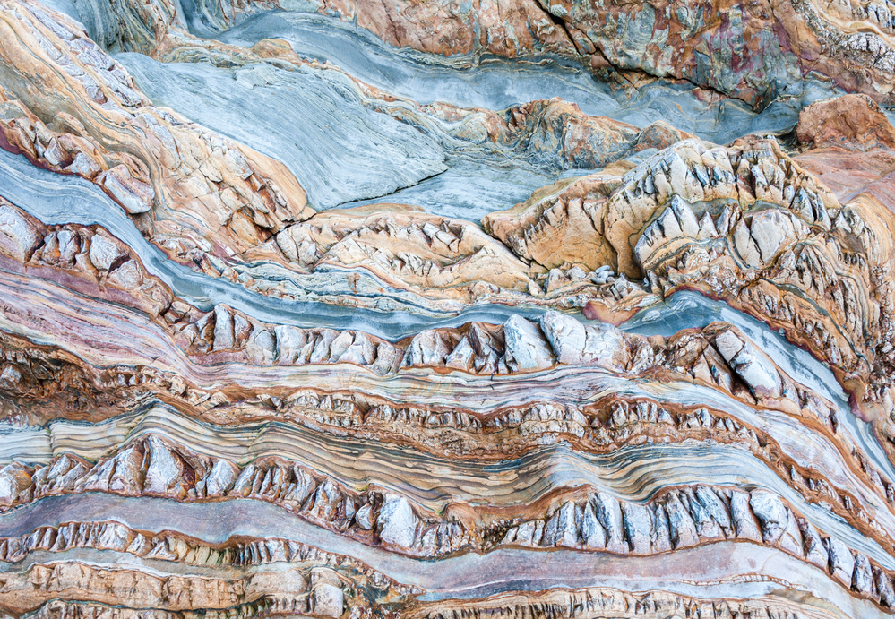 Natural Layered Stone by Ann Cornelis — canvas wall art