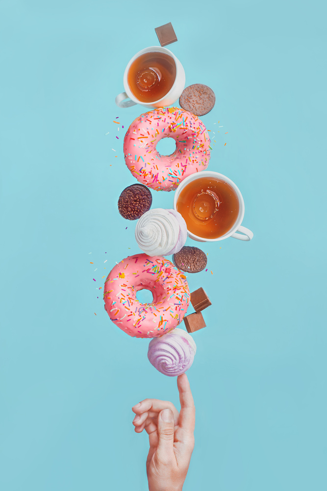 Sweet Treats Balancing Act by Dina Belenko — canvas wall art