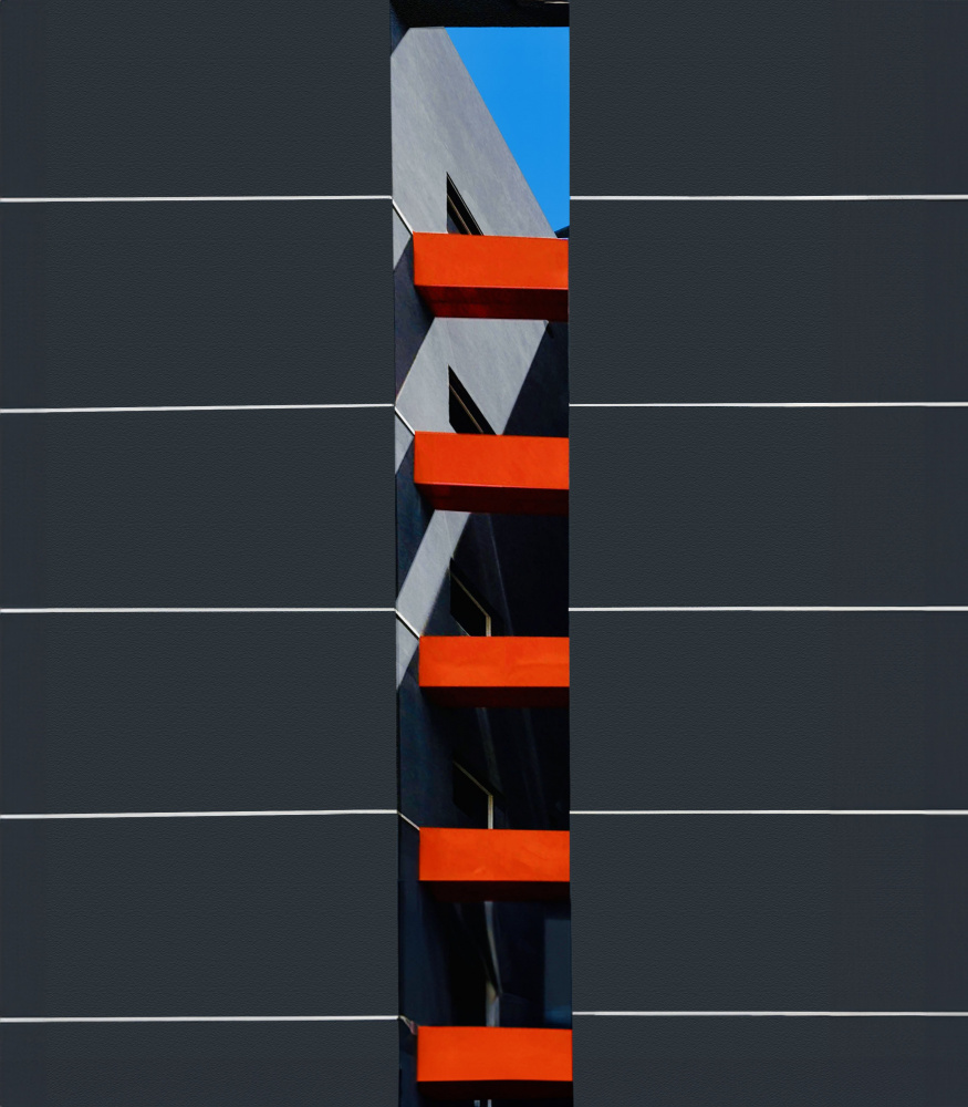 Modern Urban Geometry by Arnon Orbach — canvas wall art