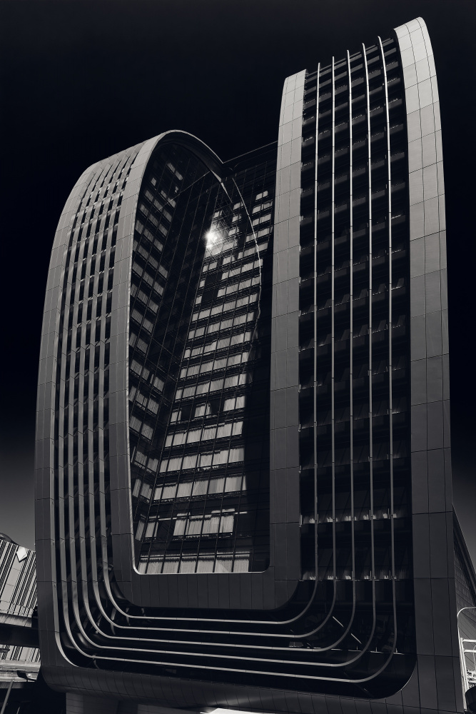 Curved Modern Architecture by Matej Krajnc — canvas wall art