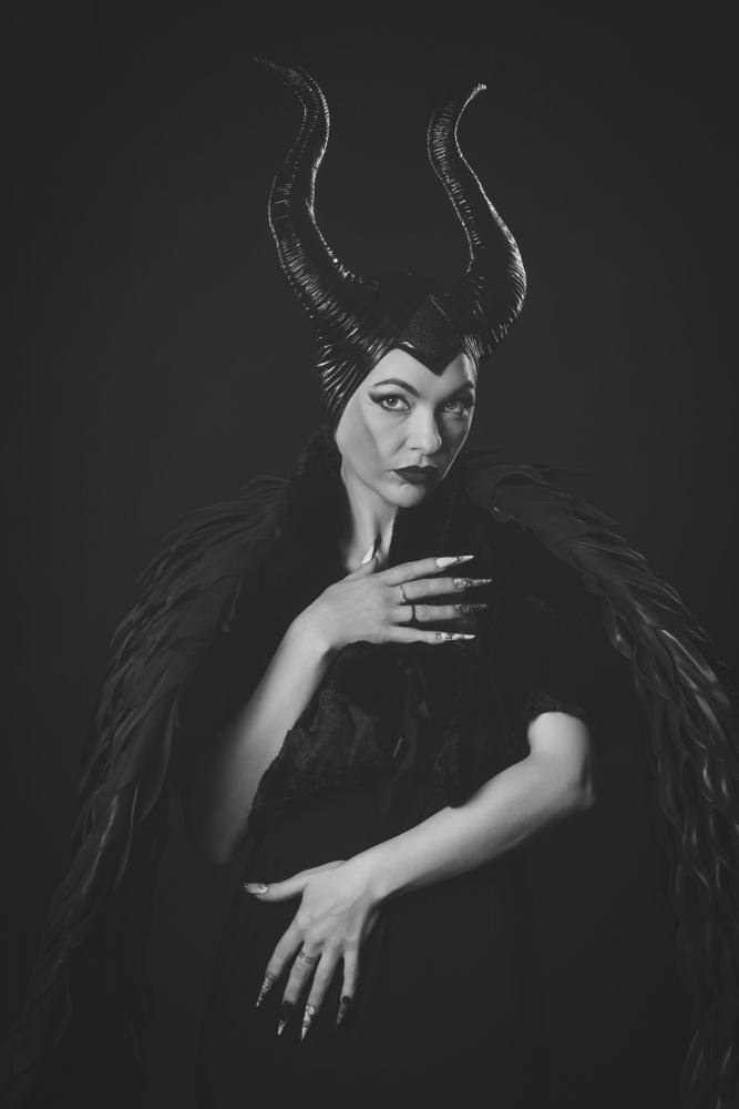 Powerful Gothic Portrait by Dariusz Budyta — canvas wall art