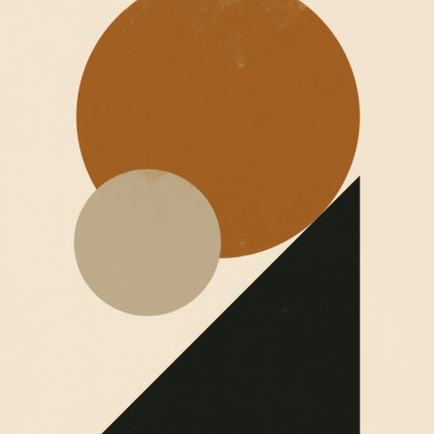 Minimalist geometric composition 04