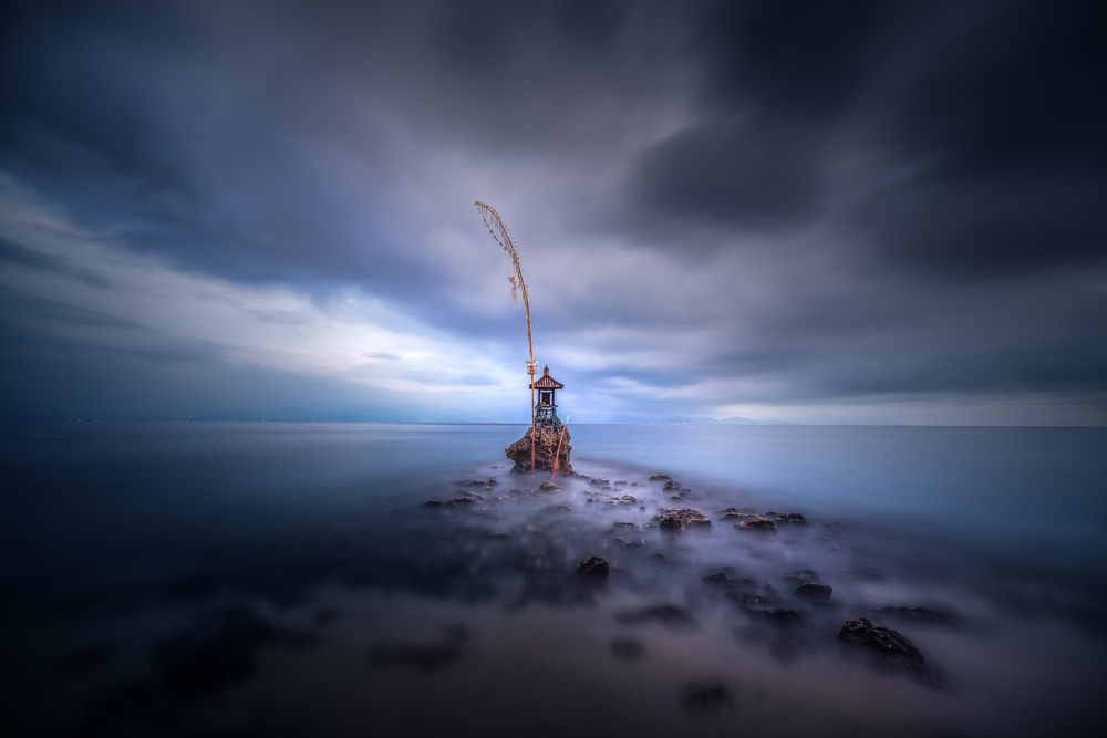 Bali Coastal Shrine by Clara Gamito — canvas wall art
