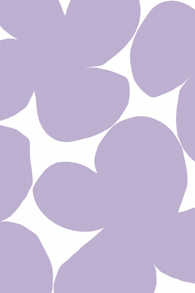 Lavender Petals by uplusmestudio — canvas wall art