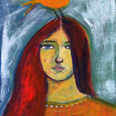 LIttle bird told her everything is going to be alright