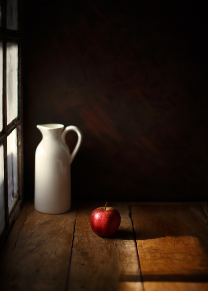 Apple And Pitcher Still Life by Luiz Laercio — canvas wall art