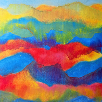 Colorful Abstract Landscape