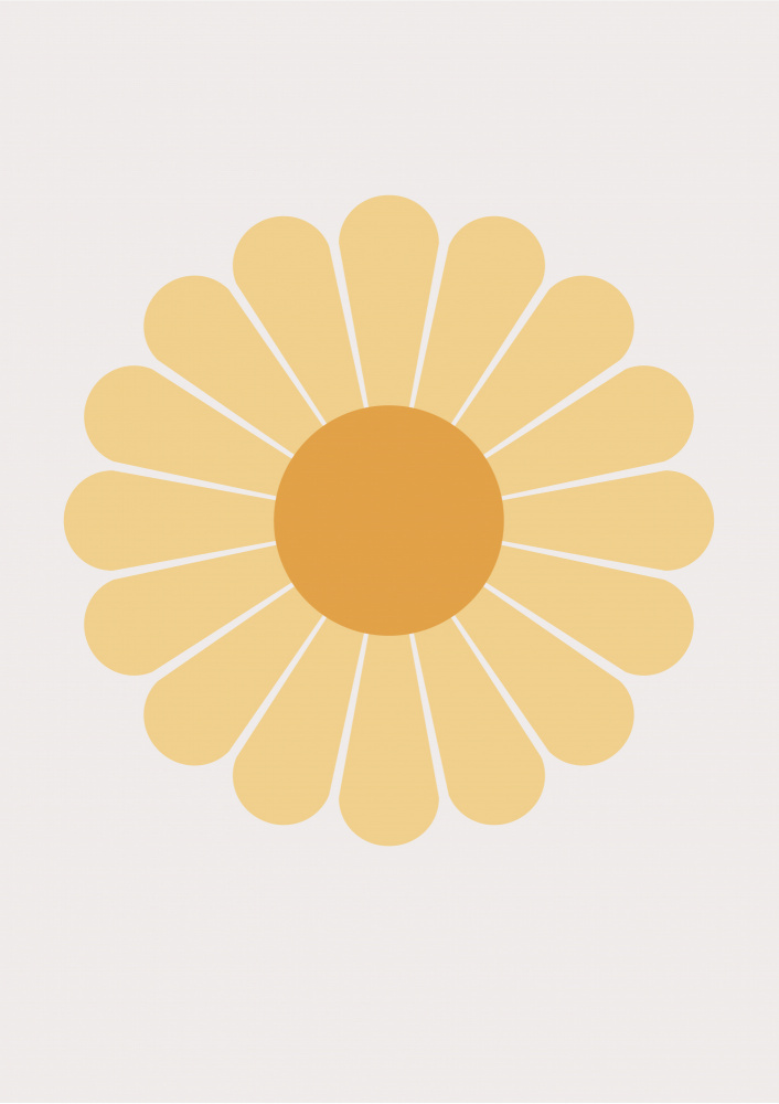 Happy Yellow Daisy by FINE FINE STUFF — canvas wall art