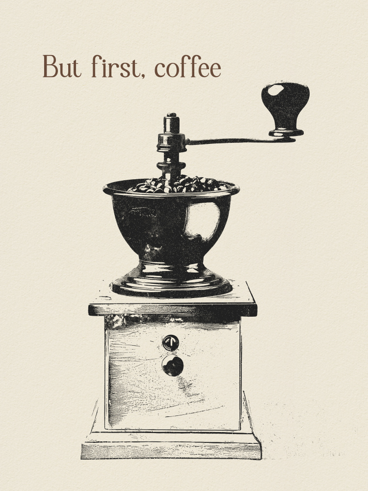 But First Coffee by Andreas Magnusson — canvas wall art