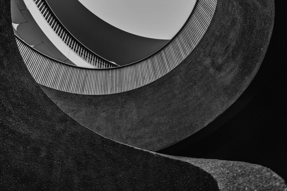 Modern Urban Curves by Joshua Raif — canvas wall art