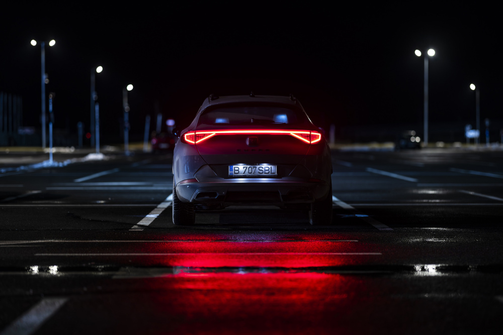 Sleek Car Night Glow by ATTILA SZABO — canvas wall art