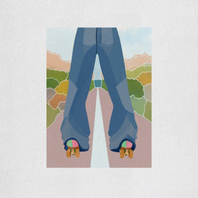 Retro Roller Skate Journey