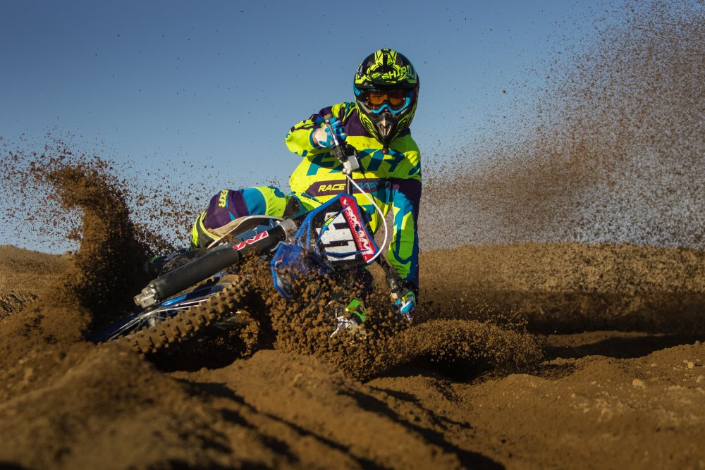 Extreme Motocross Action by ATTILA SZABO — canvas wall art