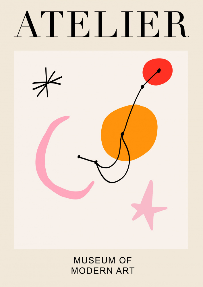 Atelier Abstract Shapes by Talitha McQueen — canvas wall art