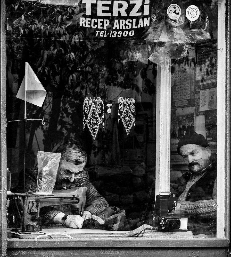 Vintage Tailor Shop by Yavuz Pancareken — canvas wall art