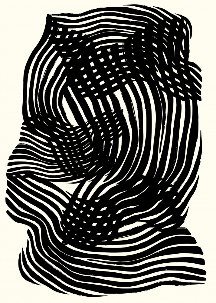 Dynamic Abstract Lines by RS LAB STUDIO — canvas wall art