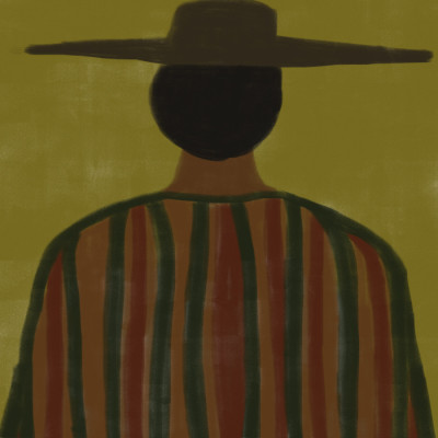 Southwestern Man with Hat