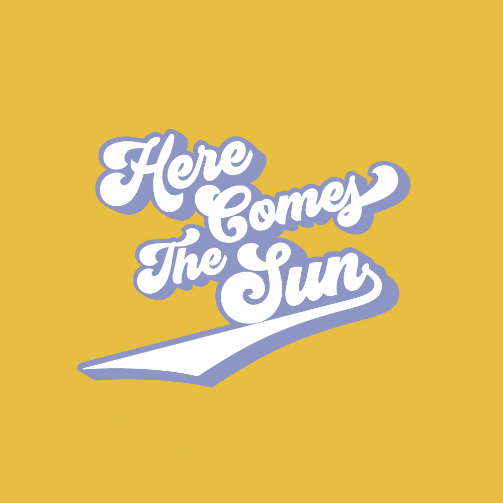 Happy Sunshine Quote by Dominique Vari — canvas wall art
