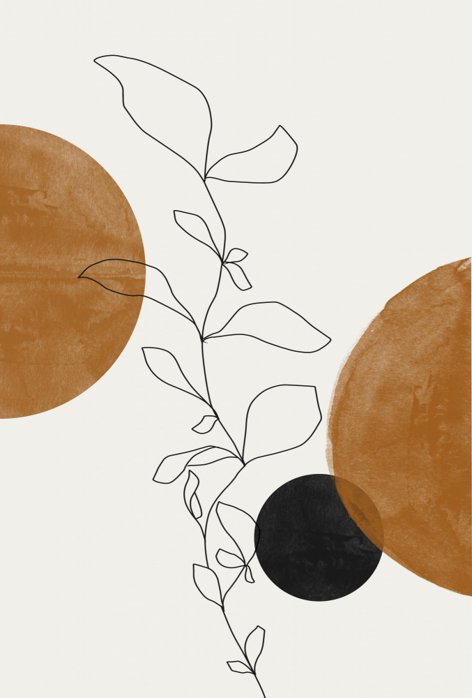 Earthy Line Dance by THE MIUUS STUDIO — canvas wall art
