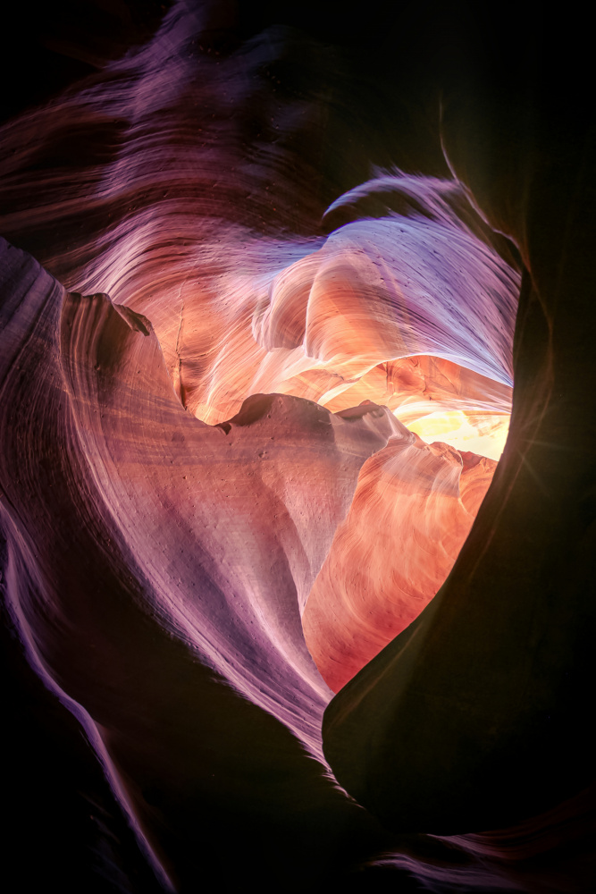 Desert Canyon Glow by qiye — canvas wall art