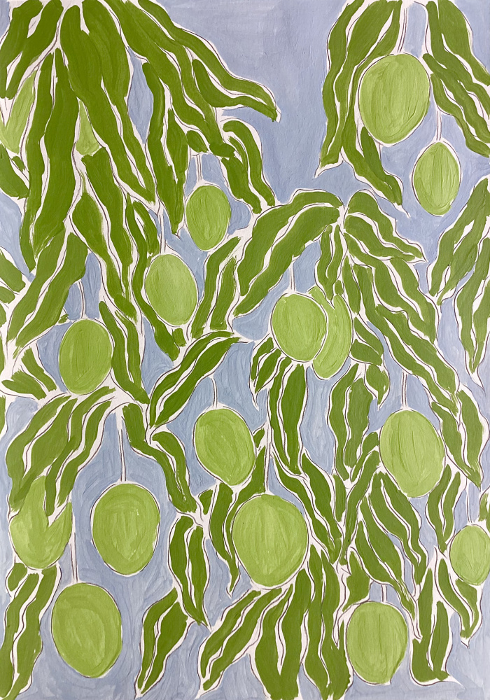 Green Citrus Grove by Rushati Chowdhury — canvas wall art