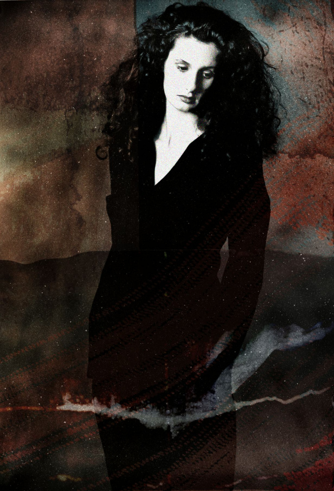 Thoughtful Dark Beauty by Harry Verschelden — canvas wall art